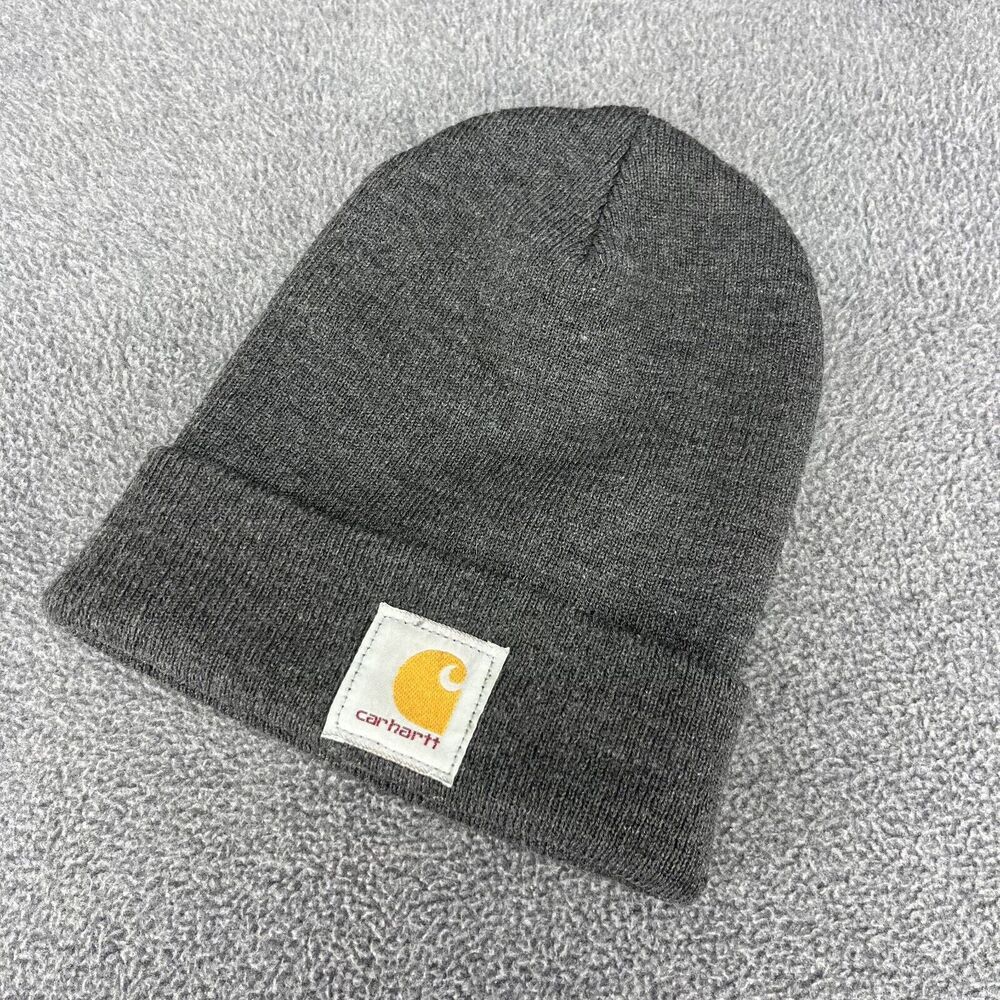 Carhartt Hat Adult One‎ Size Gray Knitted Beanie